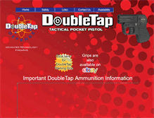 Tablet Screenshot of doubletapdefense.com
